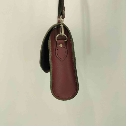 THE CAMBRIDGE SATCHEL COMPANY The Pushlock レザー ショルダー バッグ レディース