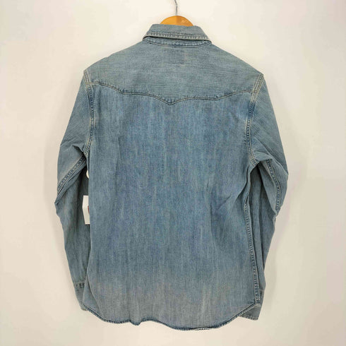 ラングラー Wrangler デニム ウエスタン シャツ メンズ import:M