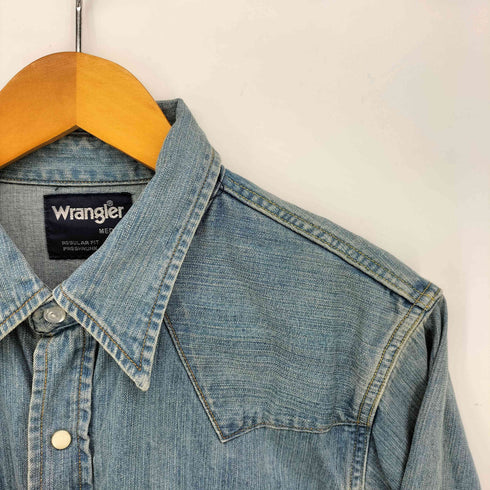 ラングラー Wrangler デニム ウエスタン シャツ メンズ import:M