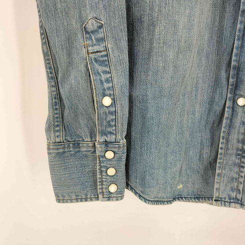 ラングラー Wrangler デニム ウエスタン シャツ メンズ import:M