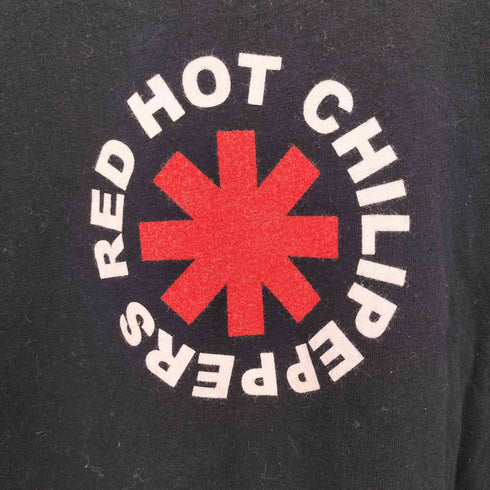 ザジーディーシー THE GTS プリントタグ ロック バンド ロゴ プリント クルーネック Tシャツ メンズ import:S