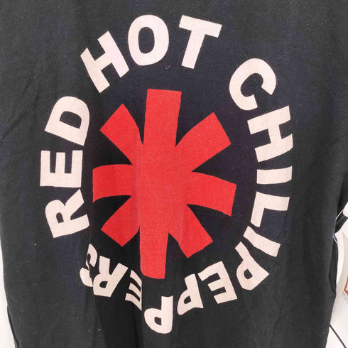 ザジーディーシー THE GTS プリントタグ ロック バンド ロゴ プリント クルーネック Tシャツ メンズ import:S