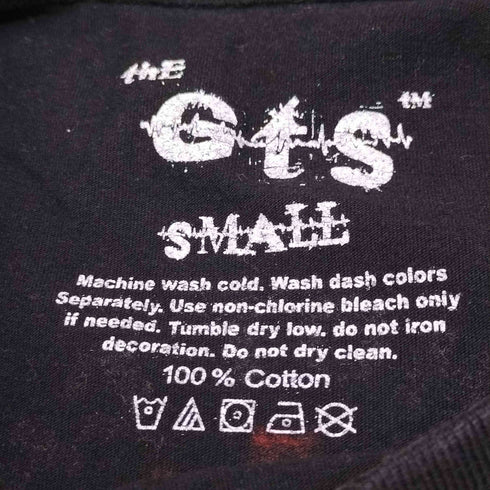 ザジーディーシー THE GTS プリントタグ ロック バンド ロゴ プリント クルーネック Tシャツ メンズ import:S