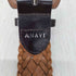 アナイ ANAYI レザー編み込みベルト レディース