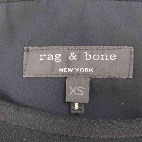 ラグアンドボーン rag&bone USA製 バックオープン シアー 切り替え プルオーバー ブラウス レディース import:XS