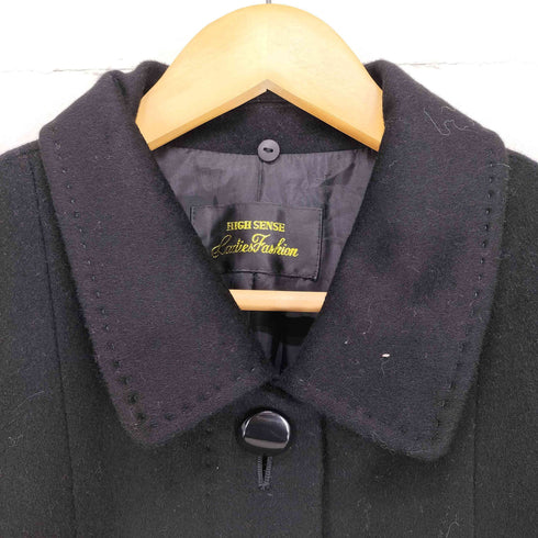 WOOL&CASHMERE ウールカシミヤ ステンカラーコート レディース JPN:L