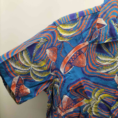 サンサーフ SUN SURF RAYON HAWAIIAN SHIRT PANIOLO COUNTRY レーヨン ハワイアン シャツ レーヨン 羽二重 フィラメントレーヨン バニオロ メンズ JPN:S