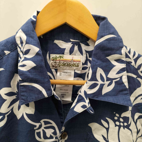 パタゴニア patagonia 00S pataloha パタロハ オーガニック コットン 開襟 オープンカラー アロハ シャツ メンズ import:XS
