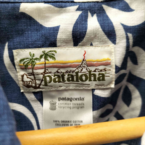 パタゴニア patagonia 00S pataloha パタロハ オーガニック コットン 開襟 オープンカラー アロハ シャツ メンズ import:XS