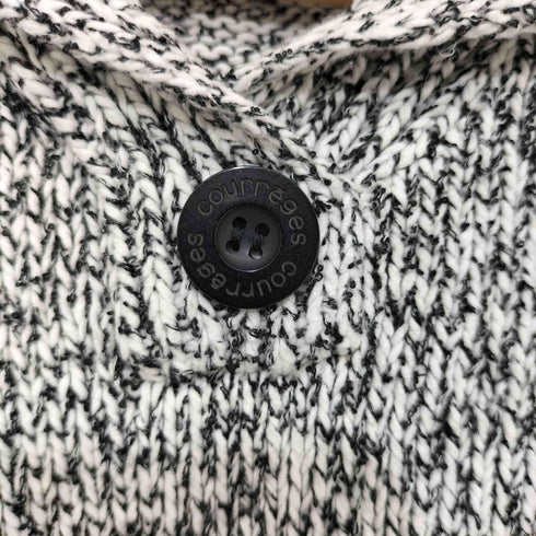 クレージュ courreges ノースリーブ コットンにっと トップス レディース 9R