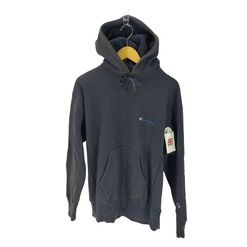 チャンピオン Champion 青単 復刻 REVERSE WEAVE リバースィーブ ワンポイント ロゴ 刺繍 プルオーバー パーカー 袖目付き メンズ import:XL