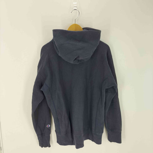 チャンピオン Champion 青単 復刻 REVERSE WEAVE リバースィーブ ワンポイント ロゴ 刺繍 プルオーバー パーカー 袖目付き メンズ import:XL