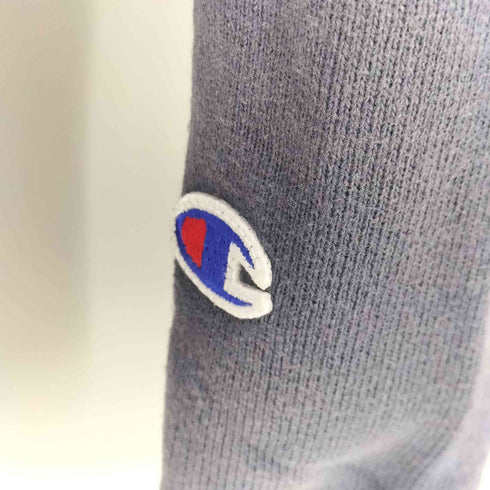チャンピオン Champion 青単 復刻 REVERSE WEAVE リバースィーブ ワンポイント ロゴ 刺繍 プルオーバー パーカー 袖目付き メンズ import:XL