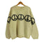 ニッチ niche. macmahon knitting mills LINE PEACE CREW NECK KNIT メンズ