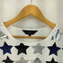 アニエスベー agnes b. S/S スター柄 クルーネックTシャツ レディース US:0-2
