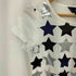 アニエスベー agnes b. S/S スター柄 クルーネックTシャツ レディース US:0-2
