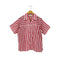 ジターノ GitaNo 90s LIMITED COLLECTION 開襟 ストライプ 切替 シャツ レディース import:M
