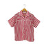 ジターノ GitaNo 90s LIMITED COLLECTION 開襟 ストライプ 切替 シャツ レディース import:M