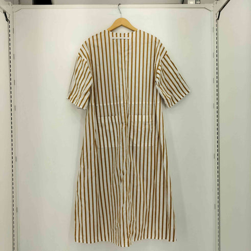 ティッカ TICCA キーネックロングドレス ストライプ レディース FREE