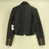 COMPAGNIA ITALIANA フェイクレザー クロップド ジップアップ ジャケット レディース import:S
