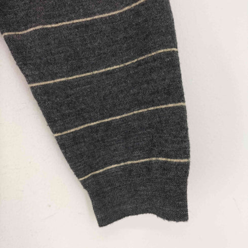 ジョンスメドレー JOHN SMEDLEY メリノウール ボーダーニット レディース L