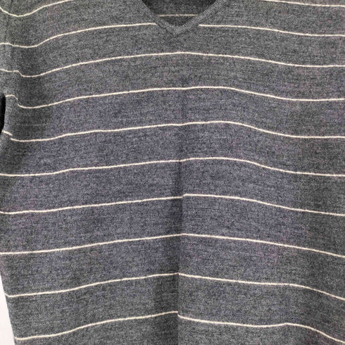 ジョンスメドレー JOHN SMEDLEY メリノウール ボーダーニット レディース L