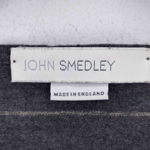 ジョンスメドレー JOHN SMEDLEY メリノウール ボーダーニット レディース L
