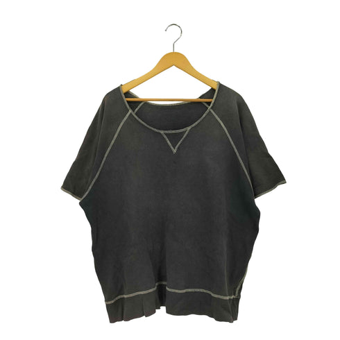 90-00s Vガゼット カットオフ ステッチデザイン スウェット 半袖Tシャツ メンズ