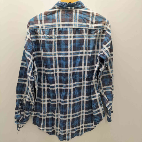 ビッグマック BIG MAC 60S 単色タグ SANFORIZED マドラスチェック L/S シャツ ボロ 襤褸 メンズ import:M