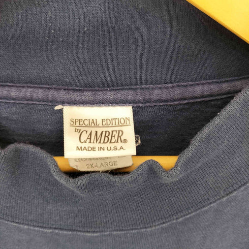 スペシャルエディションバイキャンバー SPECIAL EDITION by CAMBER USA製 モックネック 半袖Tシャツ カットソー メンズ  2X-LARGE