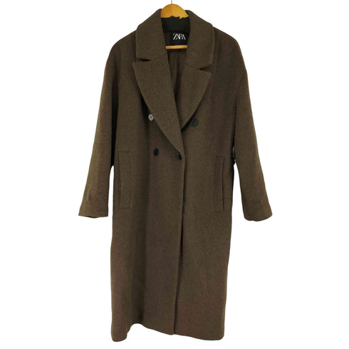 ザラ ZARA ウール混 ロングコート レディース S