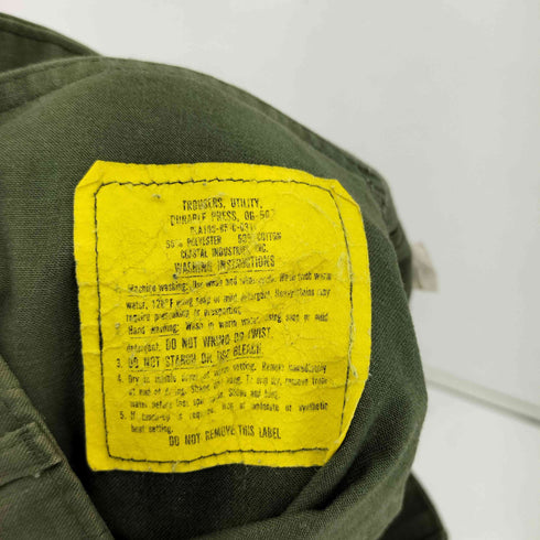 ユーエスアーミー U.S. ARMY 80S 85年会計 リメイク ユーティリティベイカーパンツ メンズ 34