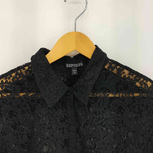 エクスプレス EXPRESS s/s 花柄レースシャツ レディース import:L