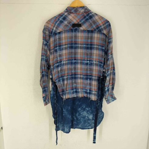 ディーゼル DIESEL ロングベルト付長袖チェックシャツ レディース XXS