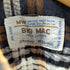 ビッグマック BIG MAC 60-70S 香港製 両ポケ プリントネル L/S チェック シャツ メンズ import:M
