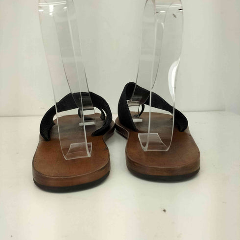 DIMISSIANOS&MILLER BLACK CALF REVERSE レザーサンダル メンズ JPN:40