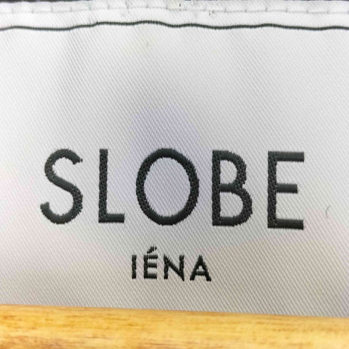 スローブイエナ SLOBE IENA ウールナイロン ノーカラーコート レディース