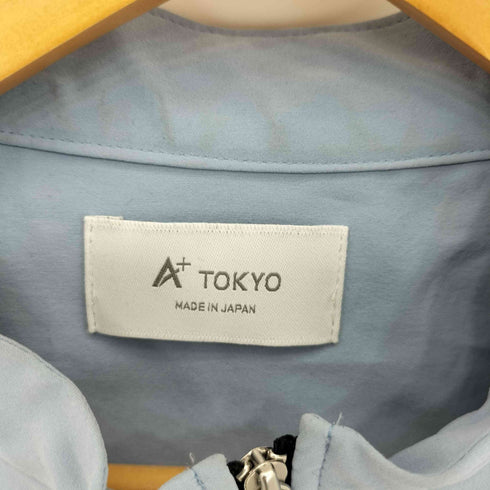 A+TOKYO ハーフジップデザインブラウス レディース
