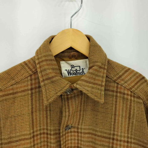 ウールリッチ WOOLRICH 60-70s 白タグ マルチポケット CPO シャツジャケット レディース L