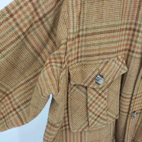 ウールリッチ WOOLRICH 60-70s 白タグ マルチポケット CPO シャツジャケット レディース L