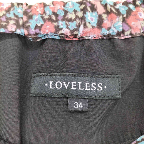 ラブレス LOVELESS 花柄フレアマキシスカート レディース 34