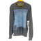 ディーゼル DIESEL デニム切替え クルーネックスウェット メンズ import:L