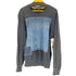 ディーゼル DIESEL デニム切替え クルーネックスウェット メンズ import:L