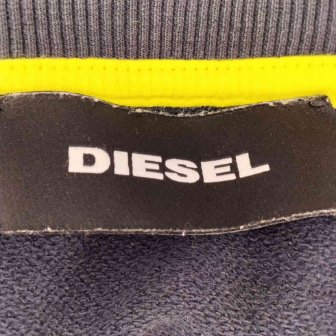 ディーゼル DIESEL デニム切替え クルーネックスウェット メンズ import:L