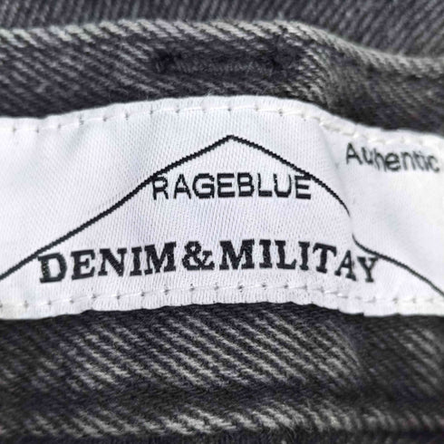 レイジブルー RAGEBLUE センターフリンジ デニムフレアパンツ レディース JPN:M