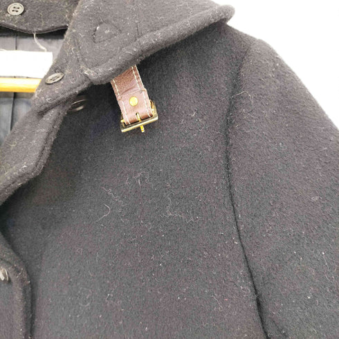 バーニーズニューヨーク BARNEYS NEWYORK ベルト付き ウールナイロン トレンチコート レディース EUR:40