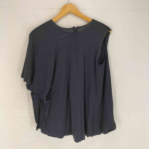 エムエムシックスメゾンマルジェラ MM6 Maison Margiela 14SS アシンメトリートップス レディース S