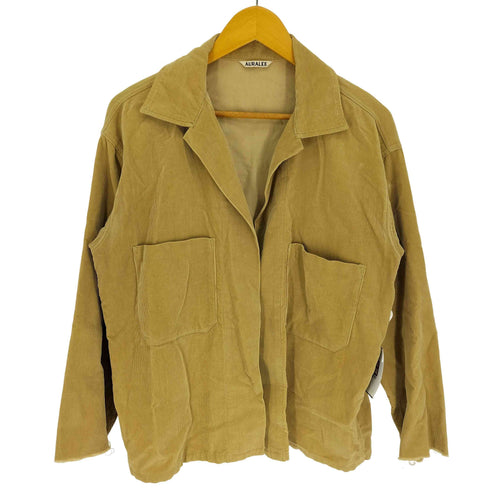 オーラリー AURALEE 17SS WASHED CORDUROY SHIRT JACKET ウォッシュド コーデュロイ シャツ ジャケット メンズ JPN:5