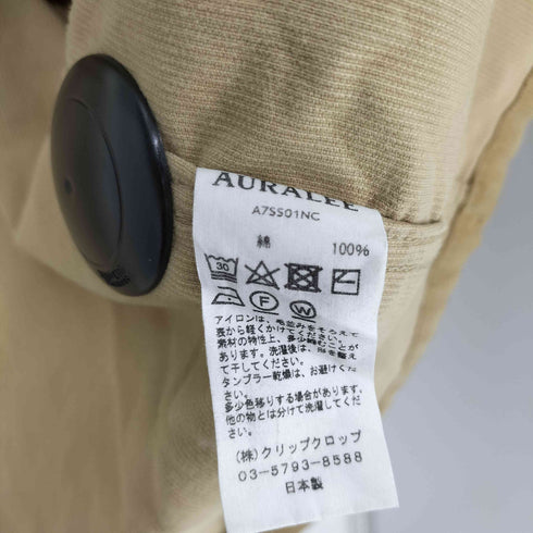 オーラリー AURALEE 17SS WASHED CORDUROY SHIRT JACKET ウォッシュド コーデュロイ シャツ ジャケット メンズ JPN:5