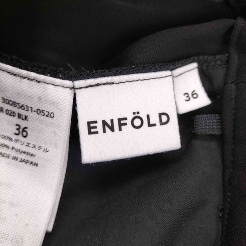 エンフォルド ENFOLD PEツイル ゴムジョッパーズパンツ レディース 36